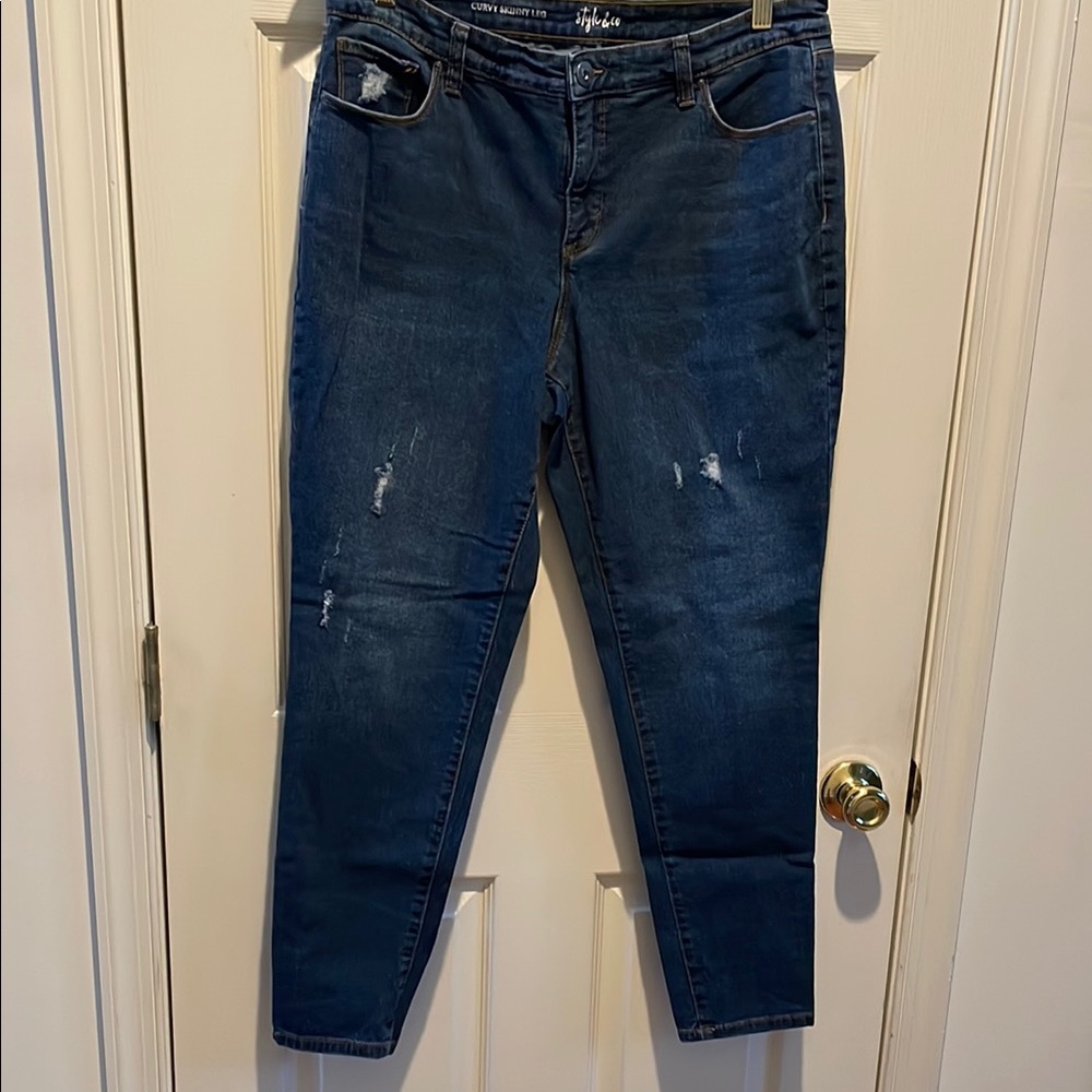 Style & Co. Blue Women's Jeans Size 12